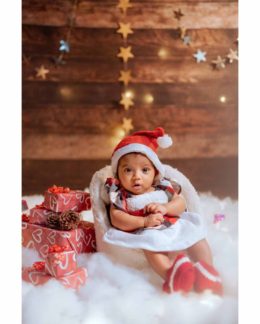 Nia Christmas theme photoshoot