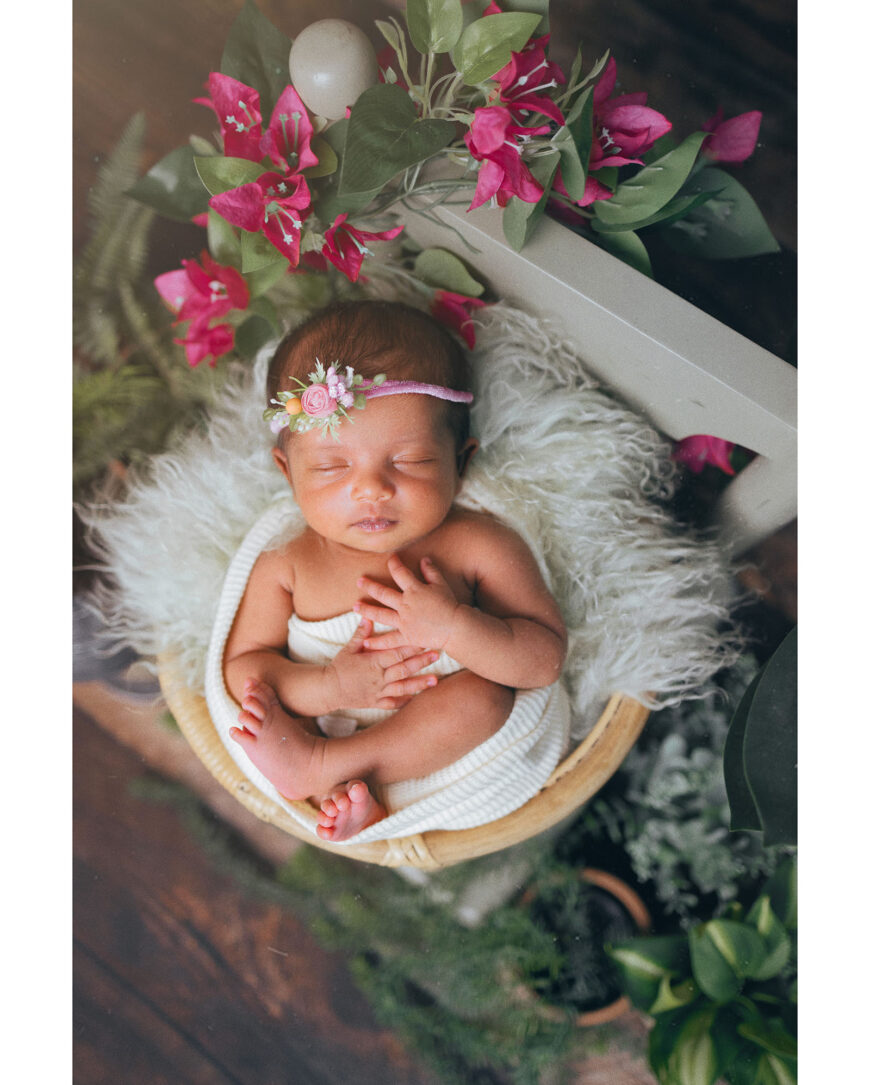 Wrapped in warmth cooldown Newborn Shoot Chennai