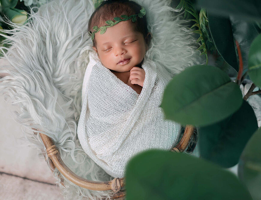 Wrapped in warmth Newborn Shoot Chennai