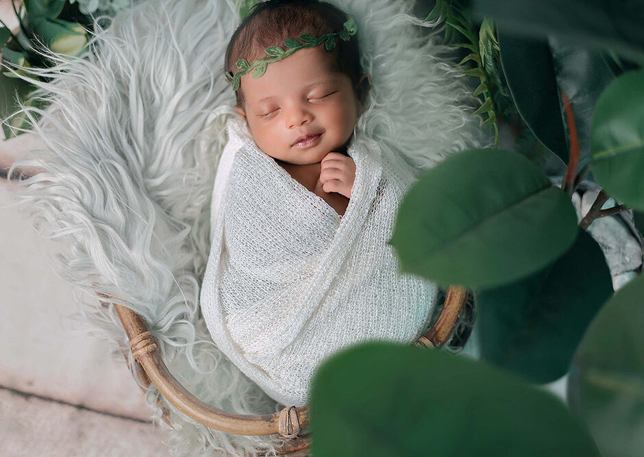 Wrapped in warmth Newborn Shoot Chennai