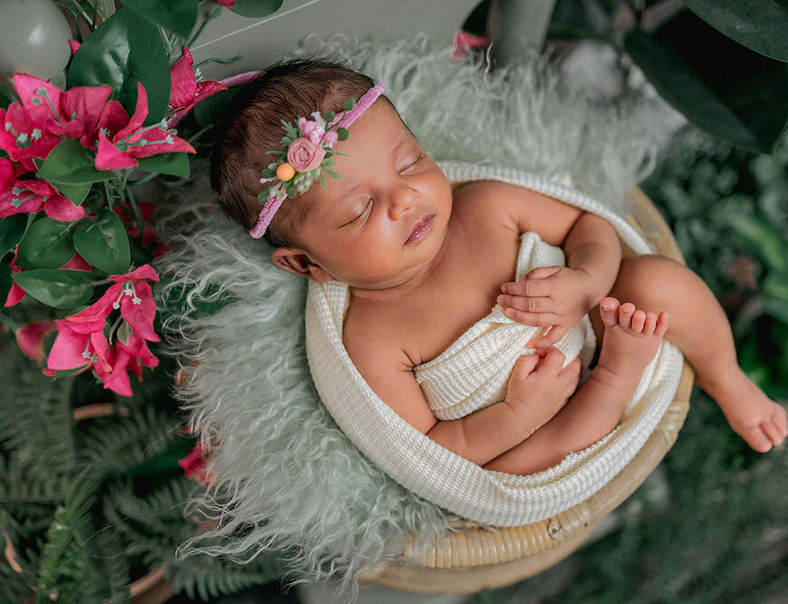 Wrapped in warmth Newborn Shoot Chennai