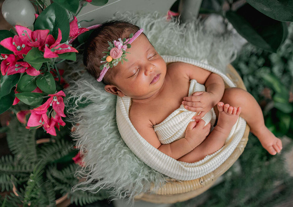 Wrapped in warmth Newborn Shoot Chennai