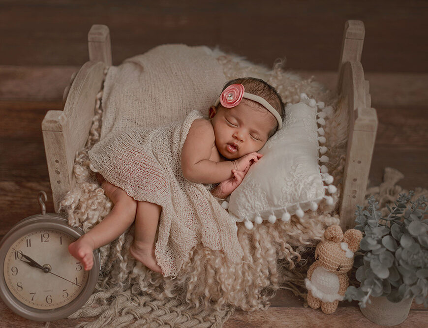 Wrapped in warmth its my area Newborn Shoot Chennai