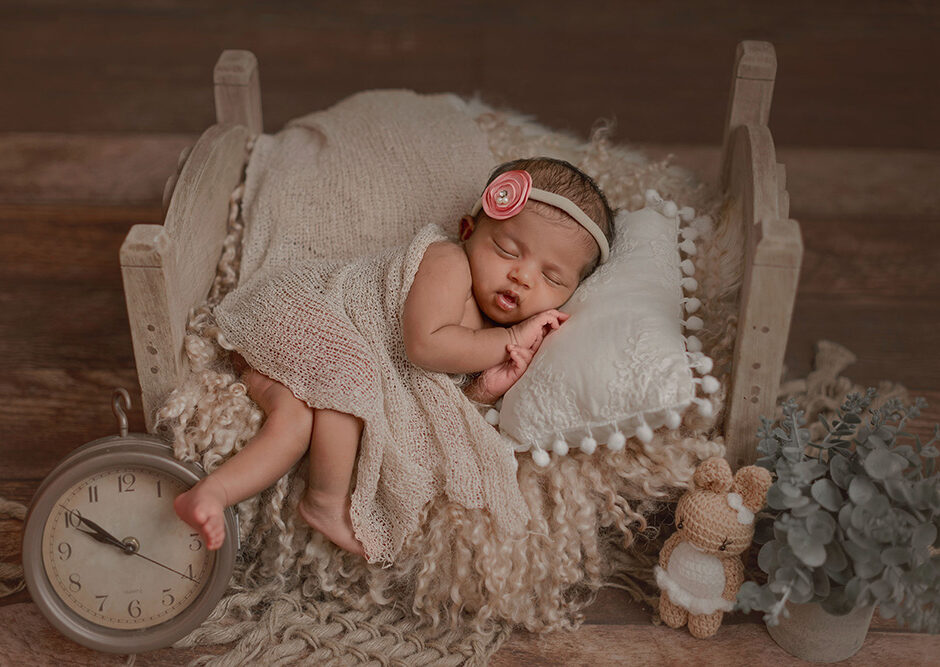 Wrapped in warmth its my area Newborn Shoot Chennai
