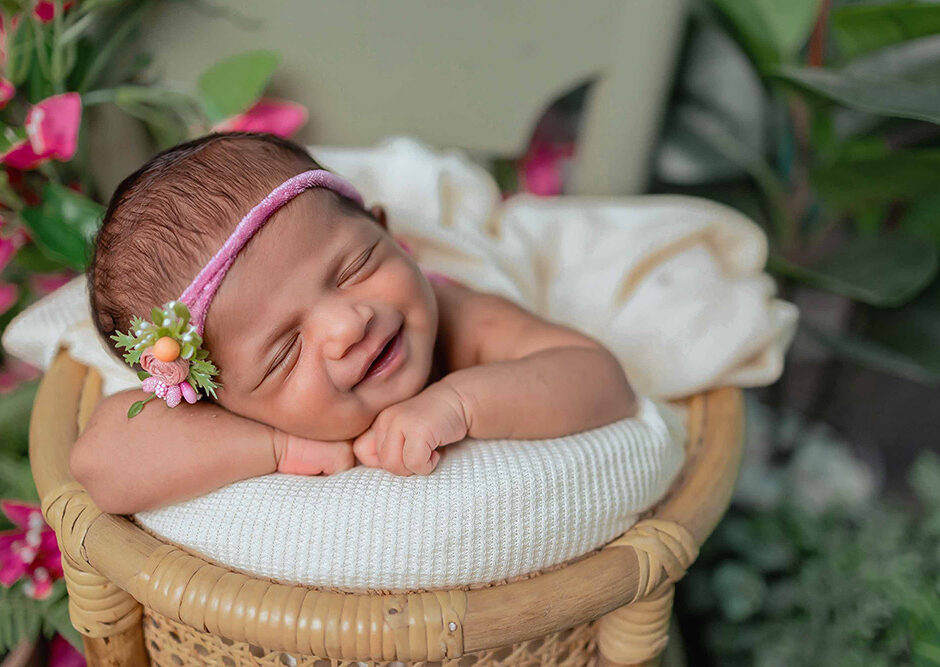 Wrapped in warmth lets have fun Newborn Shoot Chennai