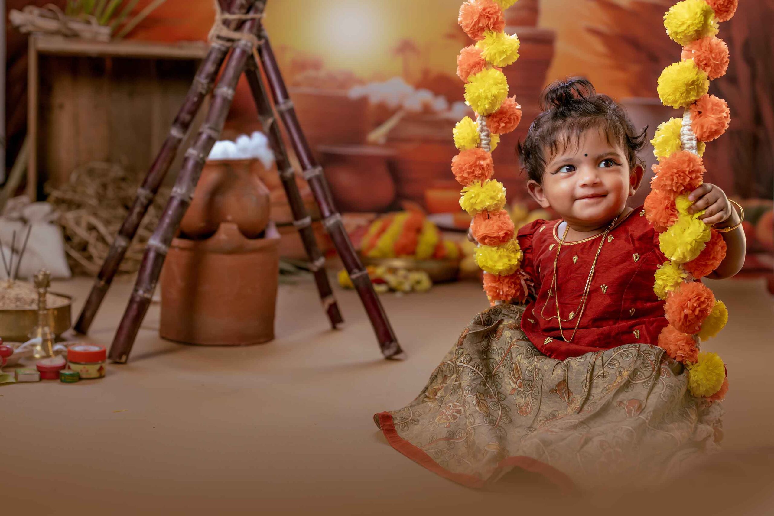 Nira's Pongal Theme Photoshoot