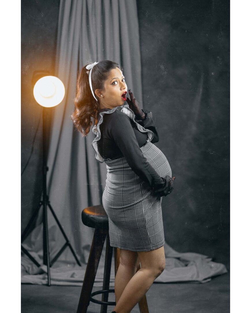 Maternity Retro Theme Shoot Chennai
